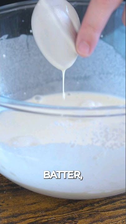 How to make tempura batter at home