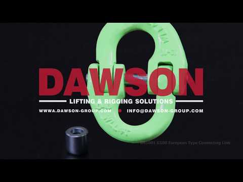 DAWSON DS1001 G100 EUROPEAN TYPE HAMMERLOCK CHAIN CONNECTOR FOR CONNECTING LIFTING CHAINS