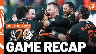 Angels Vs. Orioles Game Recap 7822 Baltimore Orioles