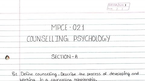 MPCE 21 solved Assignment 2021-22| MPCE 21 IGNOU handwritten assignment 2021-22| MA IN PSYCHOLOGY