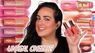 Charlotte Tilbury Unreal Glow Blush Sticks Review & Swatches! Worth It?