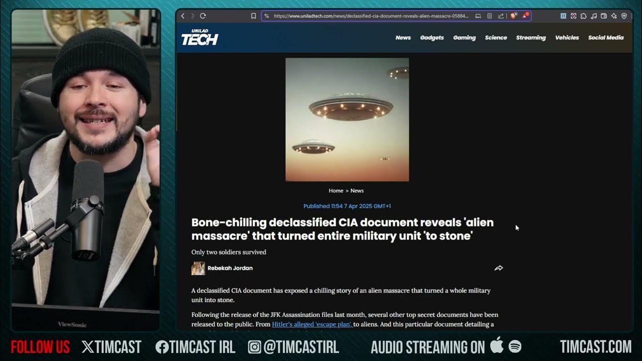 NEWLY Uncovered UFO Video DROPS, Tic Tac UFOS SPOTTED AGAIN, Report Says ALIENS Attacked Russians - YouTube