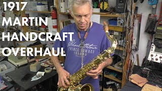 1927 Martin Handcraft Tenor Saxophone Overhaul