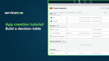 App creation tutorial | Build a decision table