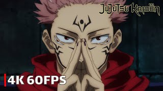 Sukuna vs Special Grade - Full Fight | Jujutsu Kaisen Season 1 Episode 4 | 4K 60FPS | Eng Sub