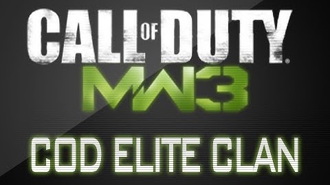 Why You SHOULD make a CoD Elite Clan (MW3/CoD Elite Gameplay/Tutorial)
