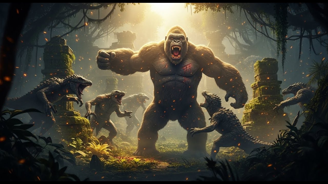 King Kong vs Monsters - Protecting the Ancient Hidden Sanctuary