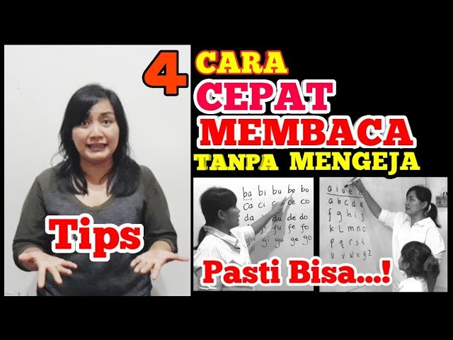 Cara mengajarkan anak membaca tanpa mengeja | #CaraCepatMembaca #membacatanpamengeja #belajarmembaca class=