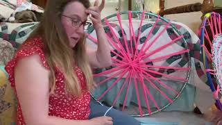 Hula Hoop Weaving