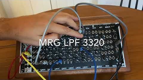 MRG 3320 LPF 24dB Low Pass Filter Test