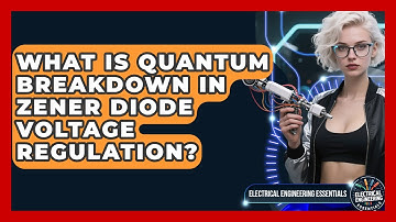 What Is Quantum Breakdown In Zener Diode Voltage Regulation? - Electrical Engineering Essentials