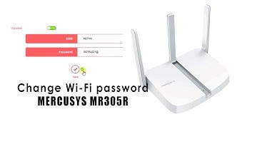 Mercusys - How to change Wifi password | NETVN