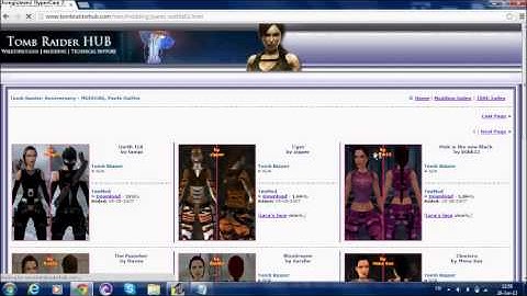 Tomb Raider Anniversary-How to Download Mods