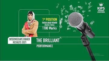 Abeeha Fatima | 1st Position in Inter Results 2021 | KIPS Preparations | Revision & Test Session