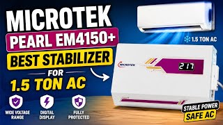 Best Stabiliser for 1.5 Ton AC? Microtek Pearl EM4150+ Review || best and under budget.