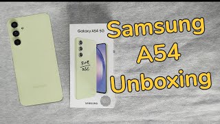 Samsung A54 5G Unboxing & Quick First Look | #samsung #a54 #limegreen