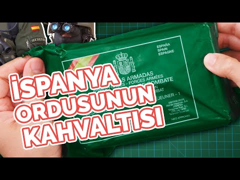 İSPANYA ASKERİ YEMEKLERİ (Kahvaltı) | SPANISH MRE -TAA