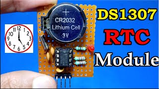 How To Make DS1307 RTC Module | DIY RTC Module | How To Make RTC Module For Arduino| REAL TIME CLOCK