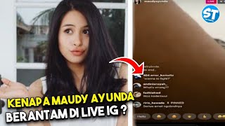 Kondisinya Bikin Geger! Maudy Ayunda Live IG Dengan Kekasihnya Adu Mulut