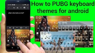PUBG keyboard themes || paano palitan ng them ang keyboard sa android screenshot 3