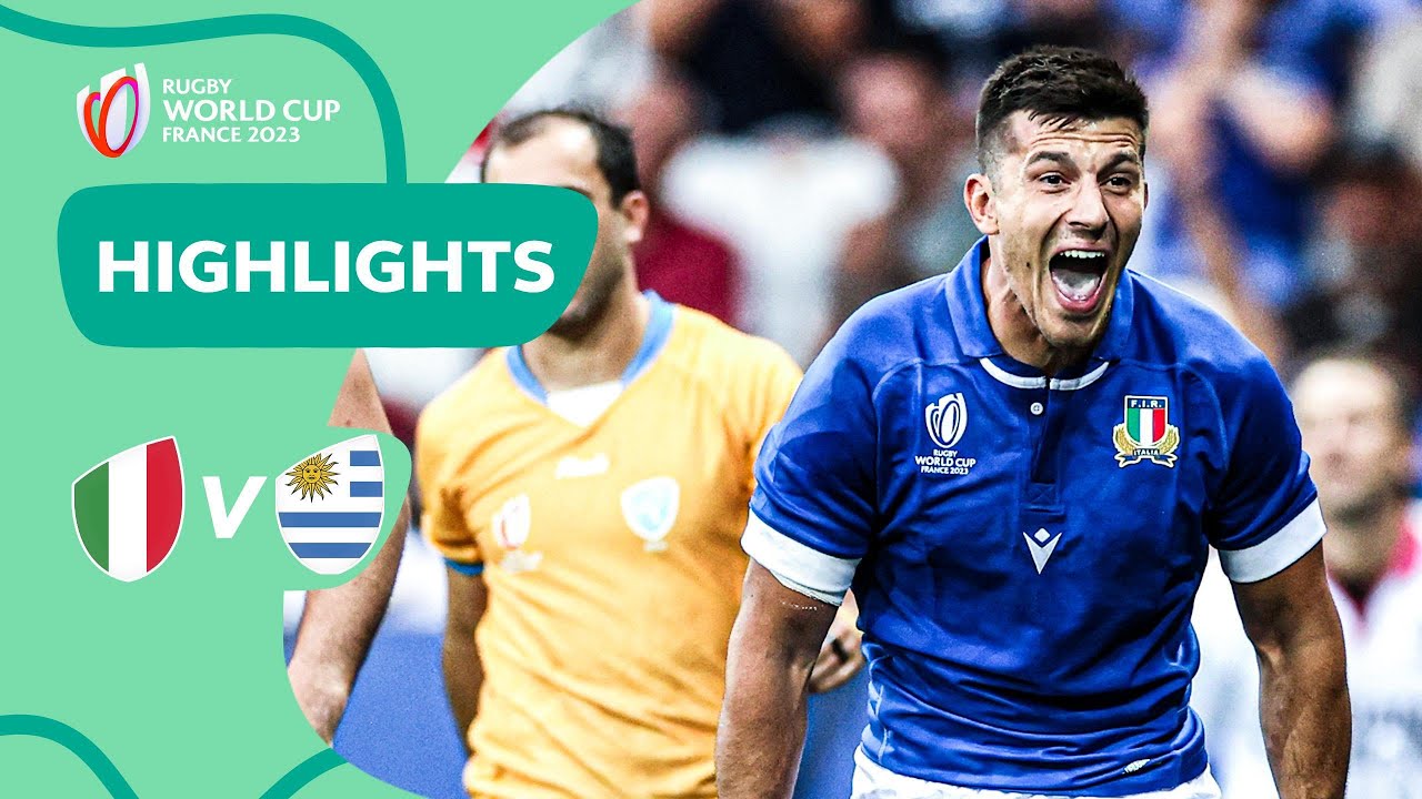 Italy recover in STYLE! | Italy v Uruguay | Rugby World Cup 2023 ...