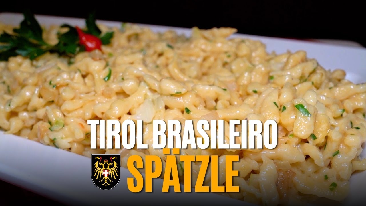 Aprenda a fazer o tradicional Spatzle, o macarrão austríaco ao molho de queijo