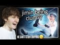 HE CAN'T STOP TRIPPING! (BTS Jimin Being Clumsy | Reaction/Review)