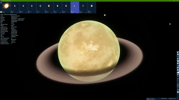 Space Engine gaming video 11 "Sunrise in light galaxy" 4K UHD+HDR (20 min) +review planets with life