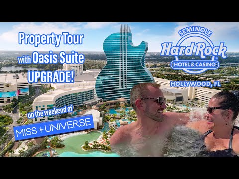 Seminole HARD ROCK HOTEL and CASINO Tour with OASIS Suite UPGRADE!