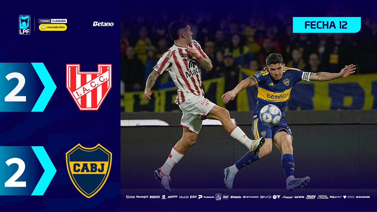 [아르헨티나 리그] INSTITUTO 2 : 2 BOCA | Resumen del partido | #TorneoMercadoLibre Clausura 2026 🏆