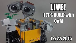 LET'S BUILD! - Q&A Livestream: Lego IDEAS Wall-E
