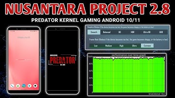 REVIEW NUSANTARA PROJECT 2.8 + PREDATOR KERNEL REDMI NOTE 8 GINKGO CUSTOM ROM GAMING
