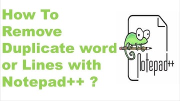 How To Remove Duplicate words or Lines with Notepad++ ? || Notepad++ tips and tricks
