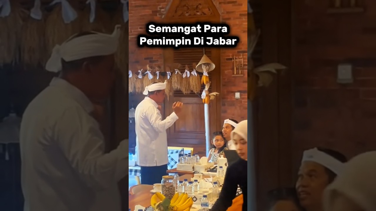 KDM Dan Para Bupati. Semangat Para Pemimpin Di Jawa Barat. 