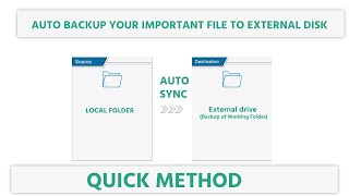 Automatic Sync local folder to external hard drive folders | Best method for backup | Digital Mishra