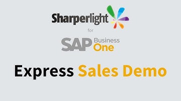 Sharperlight Reporting for SAP Business One - Express Full Demo