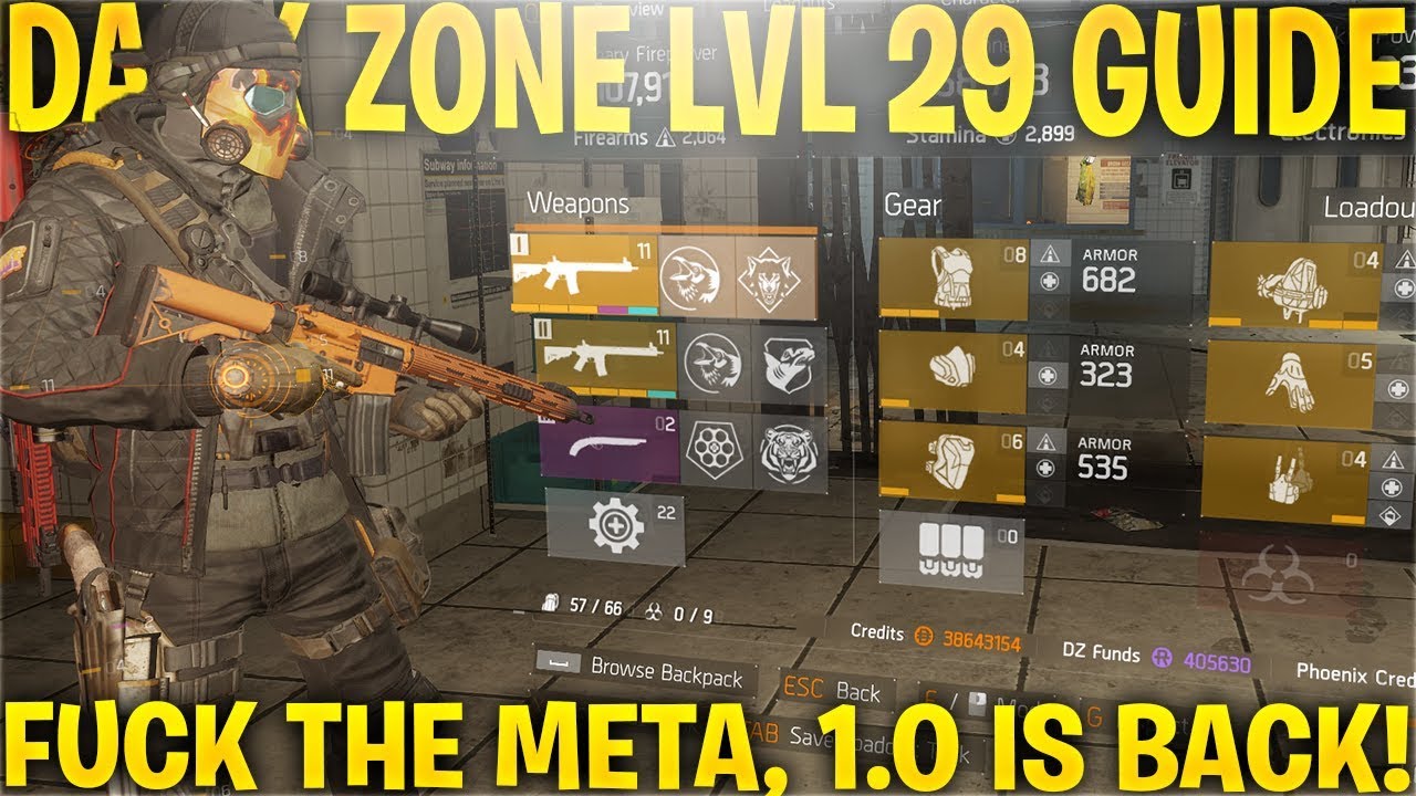 Тёмная зона 29 уровня: руководство, советы и подсказки! (The Division 1.8)