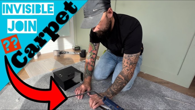 How To Patch / Repair Carpet Using A Carpet Seaming Iron 
