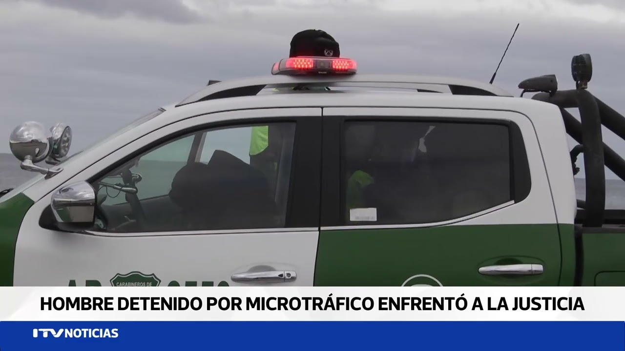 Detienen a hombre con 23 envoltorios de droga en control vehicular en Punta Arenas