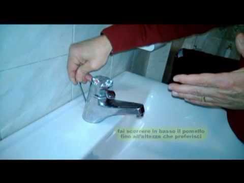Come smontare e regolare il tappo salterello del lavandino youtube Tappi rubinetti muro bagno