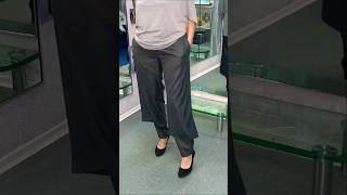 Trousers with a culotte effect / Step-by-step sewing with a pattern see the link ⬆⬆⬆