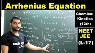 ARRHENIUS Equation | Best Explained By Arvind arora(L-17)