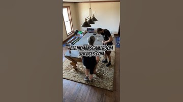 Antique Brunswick Pool Table Assemble. #pooltable Beaniemansgameroom services.com