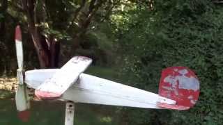 Vintage c.1957 handmade whirligig - folk art by local resident artisan in Pennsylvania farm country.