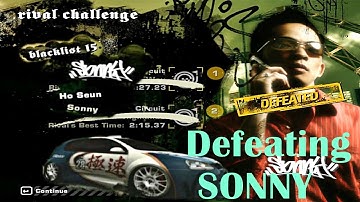Need For Speed (Most wanted): Blacklist 15 Milestones, Bounty and defeating Sonny