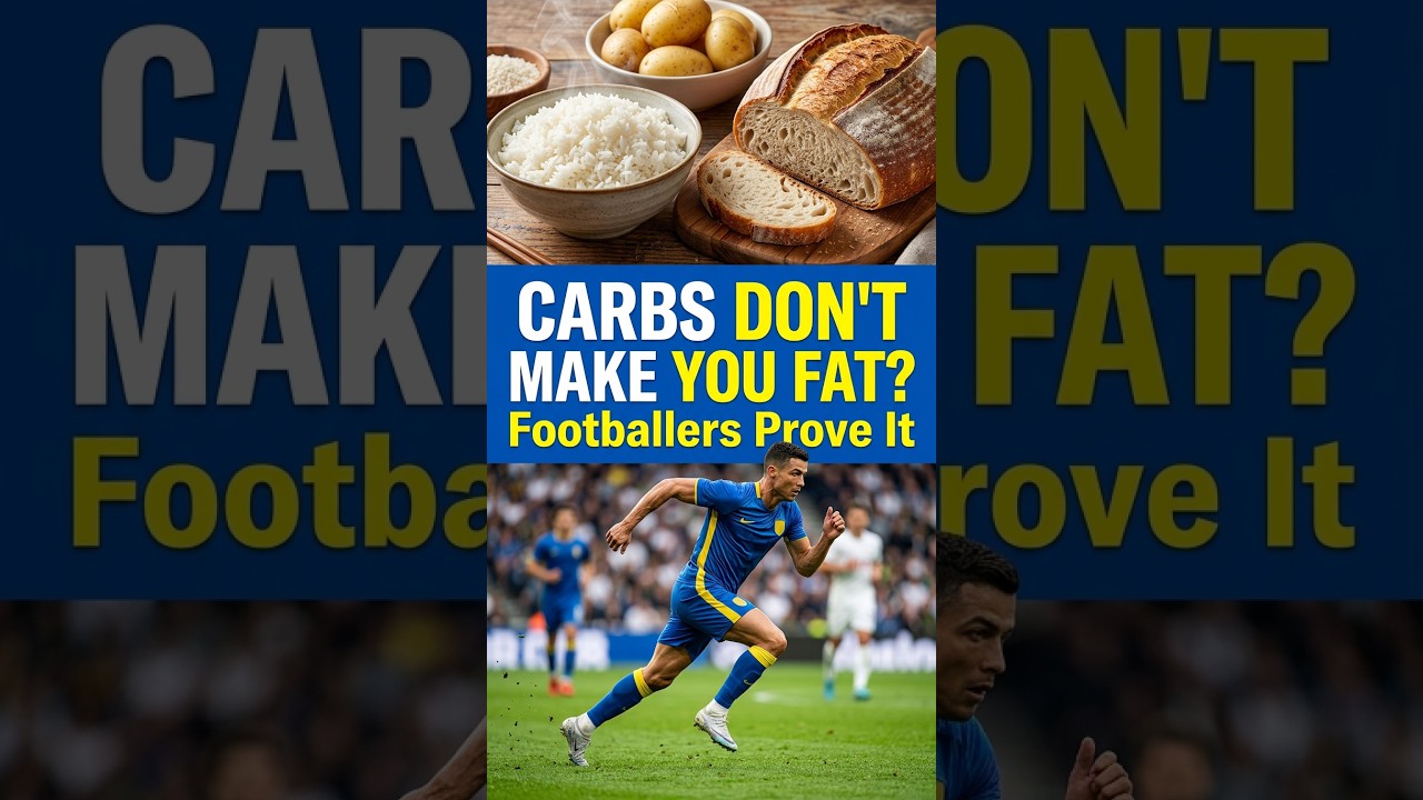 Footballers Eat Rice, Bread & Potatoes… So Why Aren't They Fat ⚽🍚  #footballfitness #fatloss #carbs