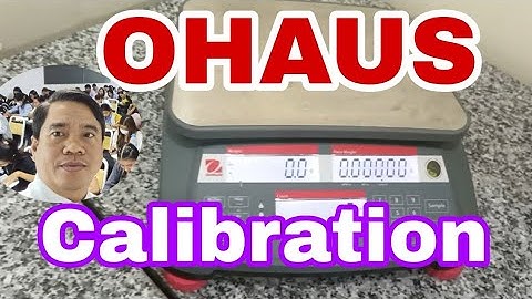 OHAUS Calibration