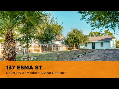 137 ESMA ST, San Antonio, TX home video tour