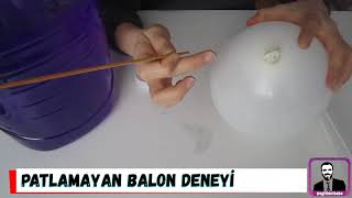 EGİTİMCİBABA PATLAMAYAN BALON DENEYİ