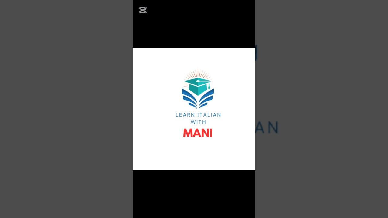 Italian verb -Finire -To finish -learn italian with mani 